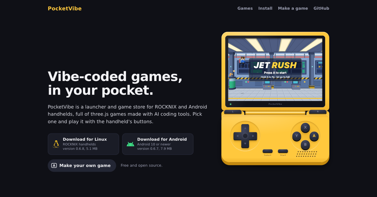 pocketvibe.cobanov.dev image